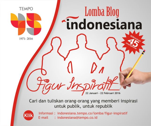 Lomba Blog Indonesia #45tahun Tempo